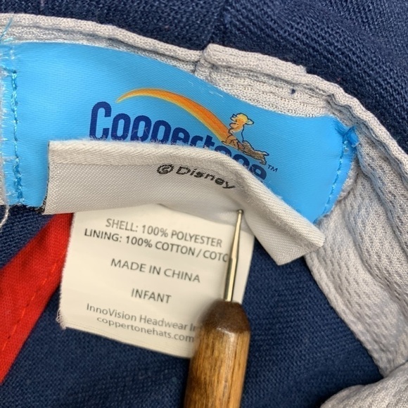 Disney Parks Mickey Mouse Bucket Hat Infant Adjustable Chin Strap Coppertone - Picture 5 of 8